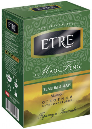 Зеленый крупнолистовой чай Mao Feng, 100г