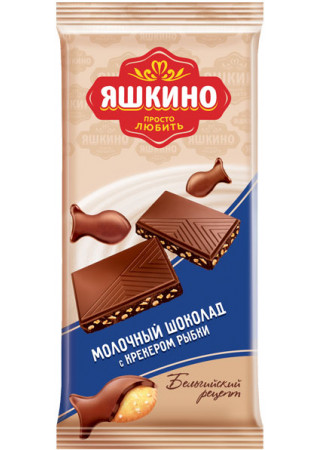 Шоколад молочный с крекером Яшкино