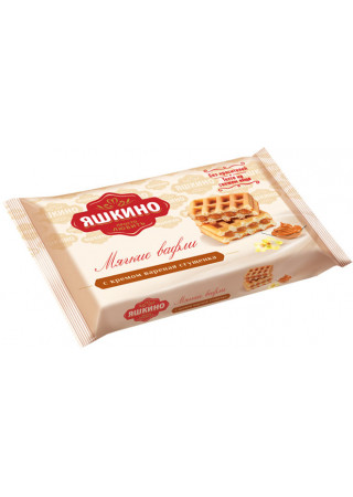 Вафли мягкие с варёной сгущёнкой 80г